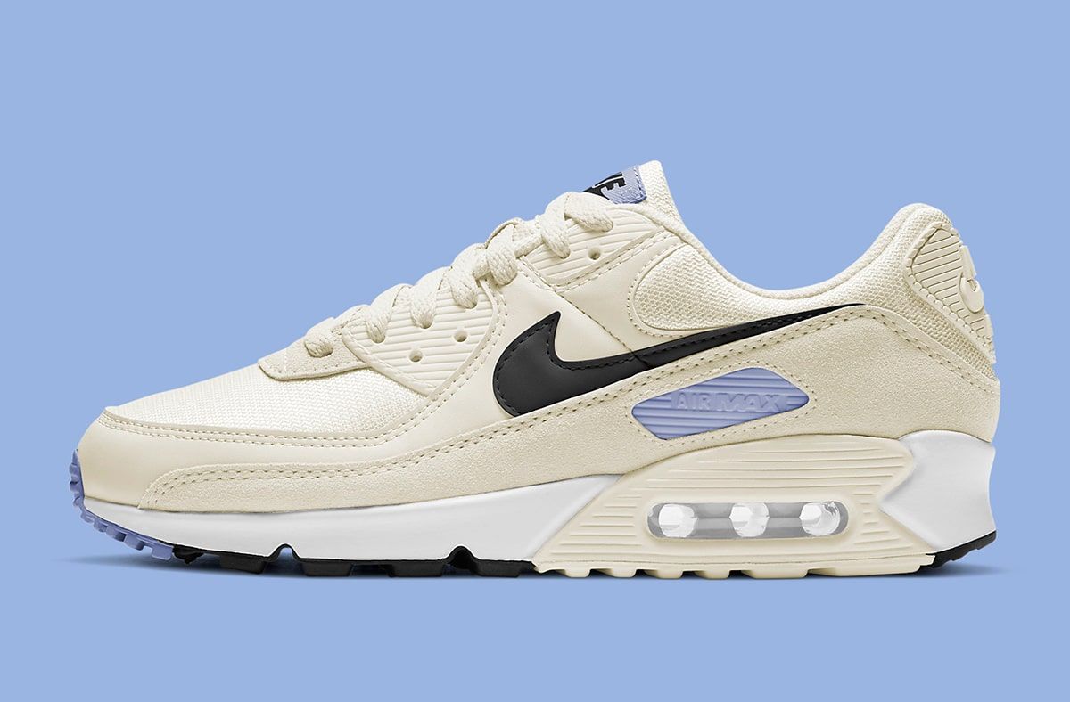 air max 90 cream and black