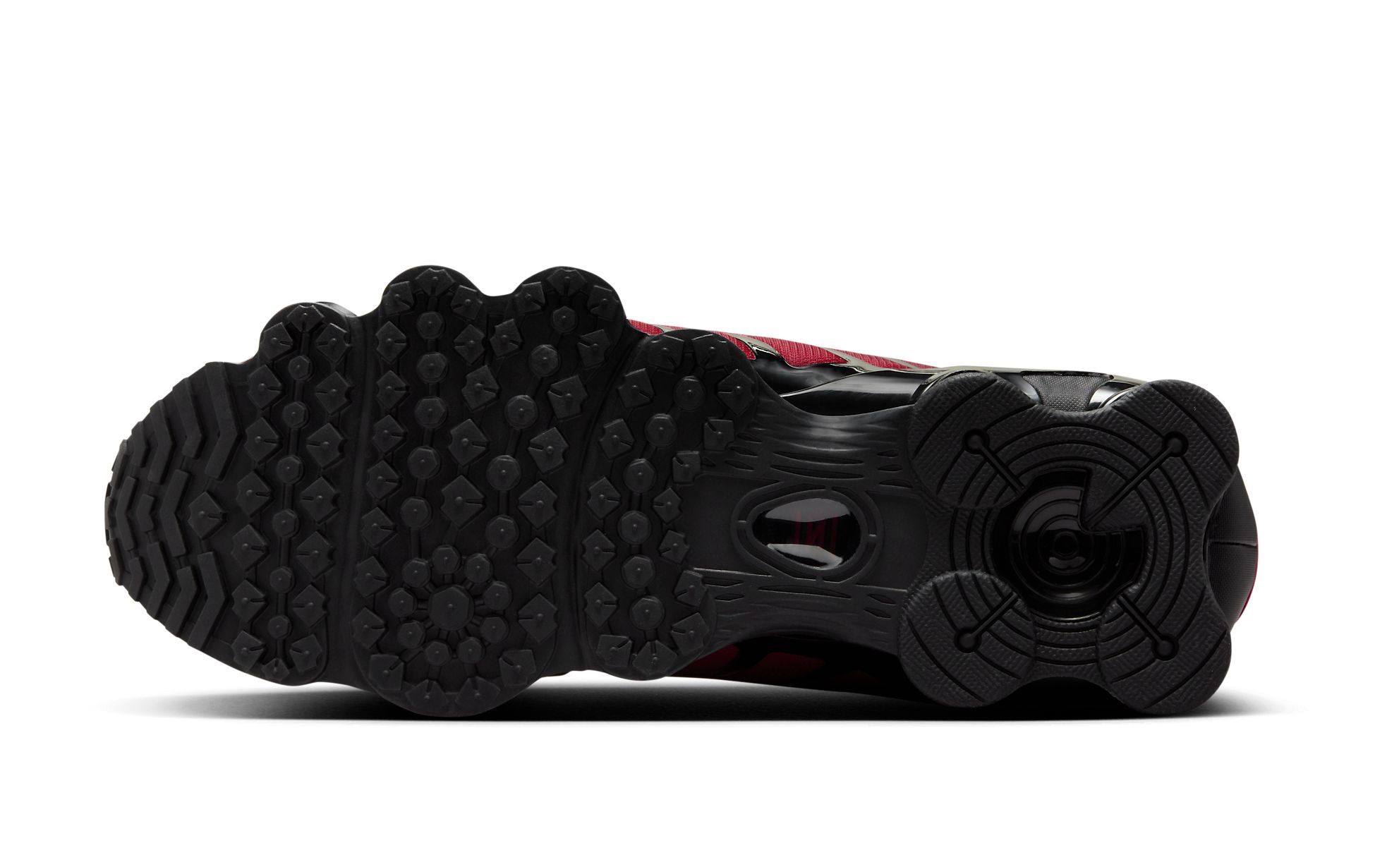 Men\'s Nike Shox TL Casual Shoes - Deadpool Black/University Red IF6202-001 Shox TL Black University Red Gradient – WOODstack main image 4