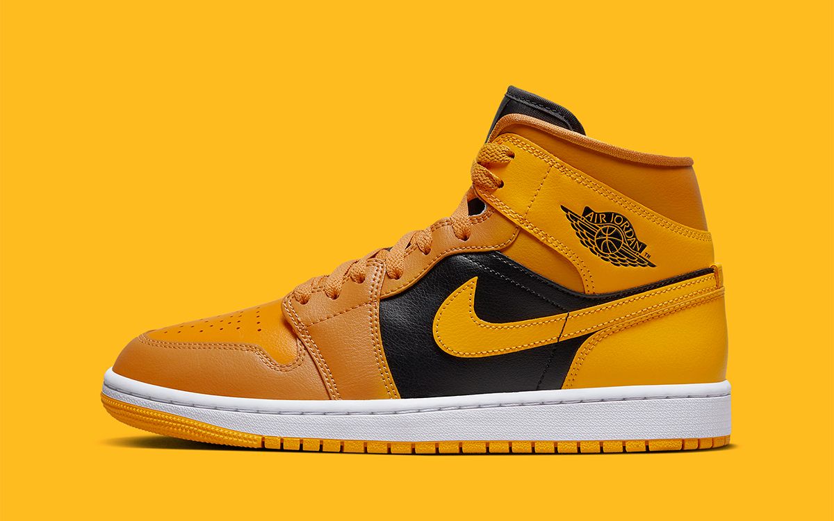 Jordan 1 sales mid tour yellow