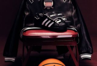 Avirex's collaboration with adidas Originals on the Superstar, honoring New York City, basketball, and hip-hop.