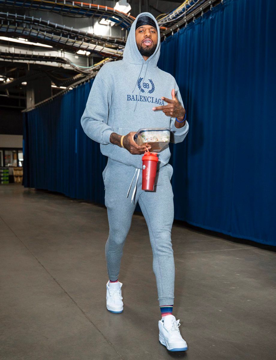 Paul George // Air Jordan 3 "Pure White"