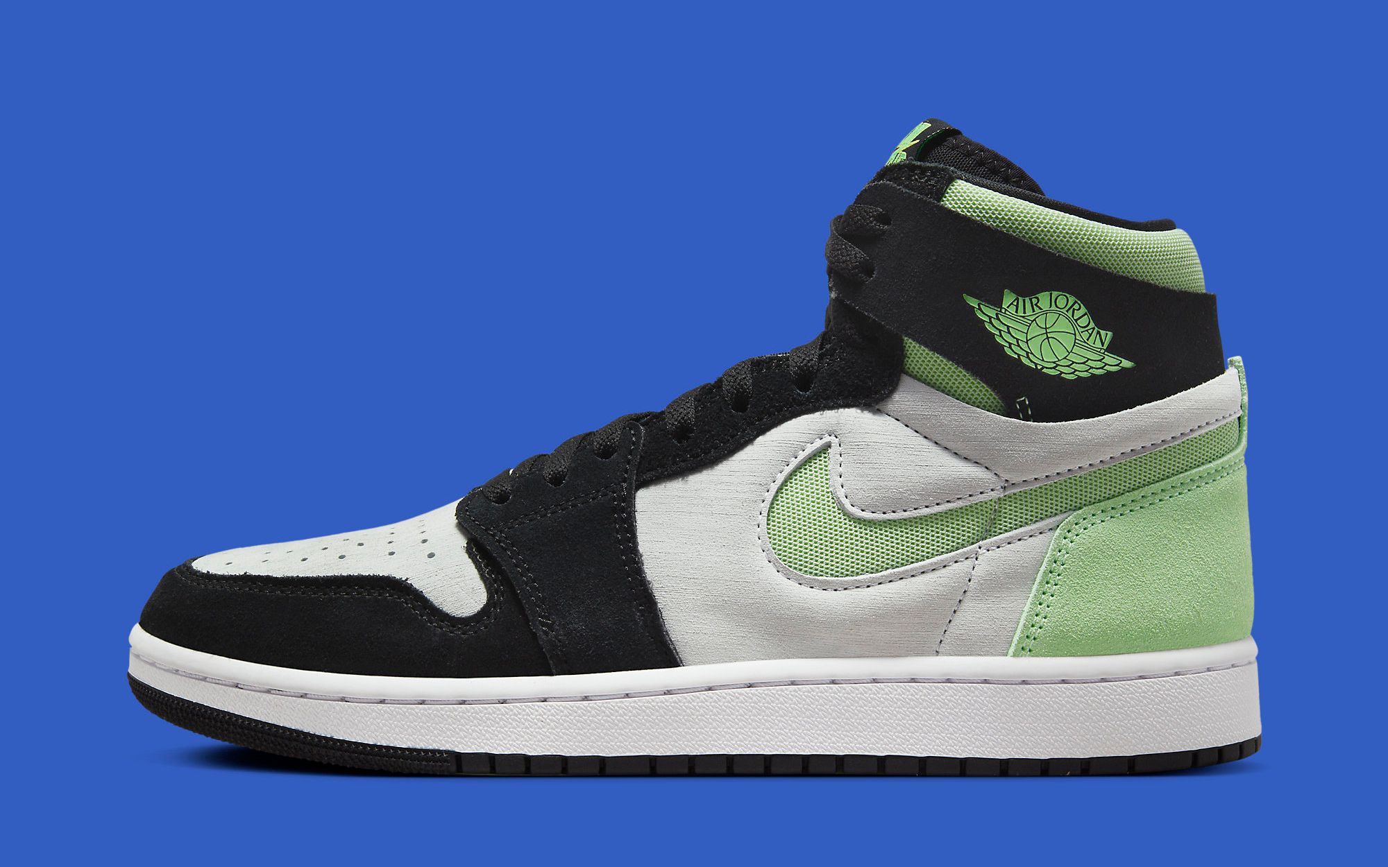 White and green jordan on sale 1