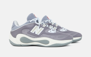 New Balance P400 Low "Grey" Basketball Shoe. Photo via New Balance.