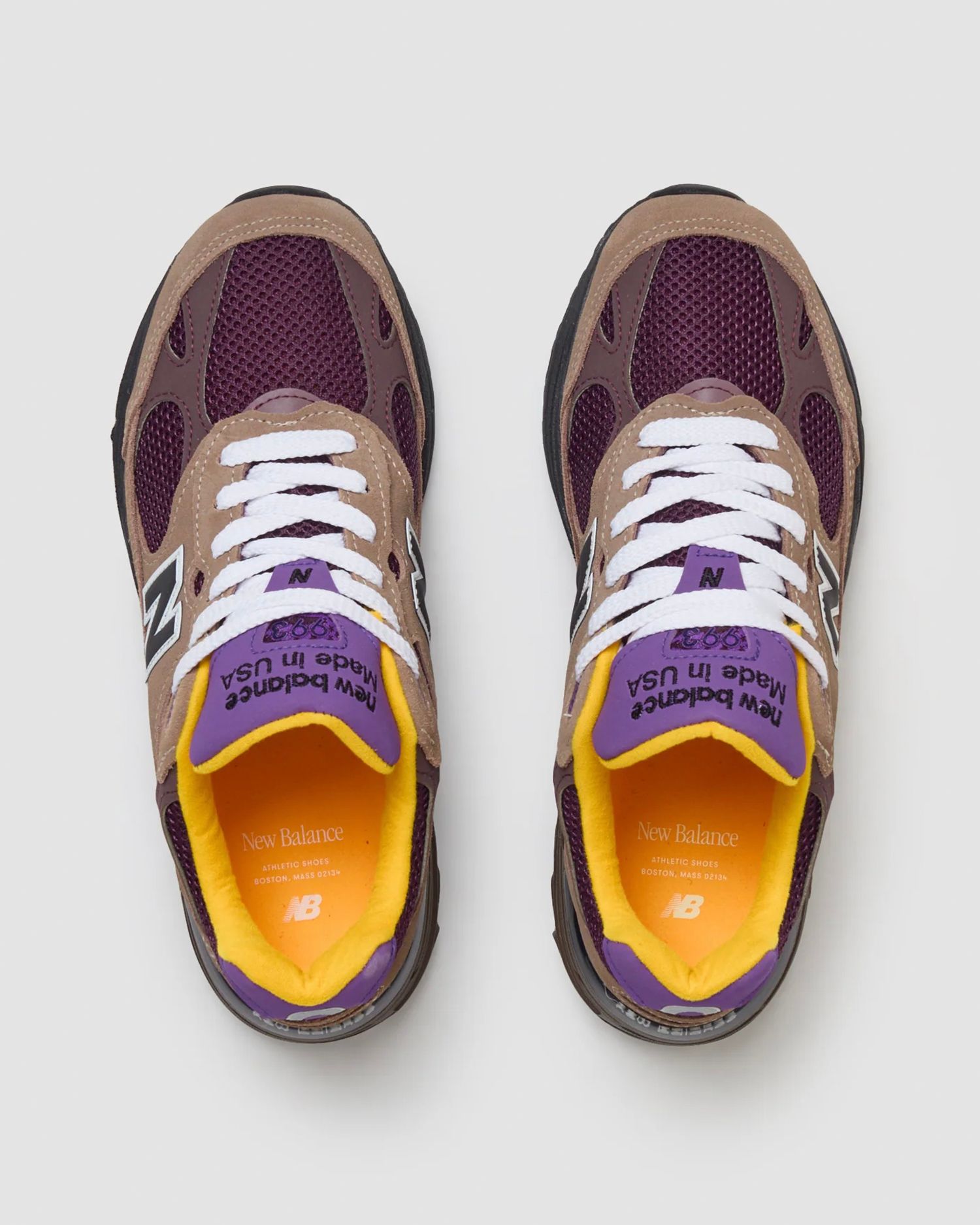 スニーカー New Balance 993 MiUSA Mushroom Midnight Violet  U993MU New Balance 993 Made in USA 'Mushroom Midnight Violet' U993MU