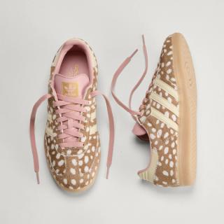 Women's adidas Samba OG "Deer Print" (SKU: KJ7447). Photo via adidas.