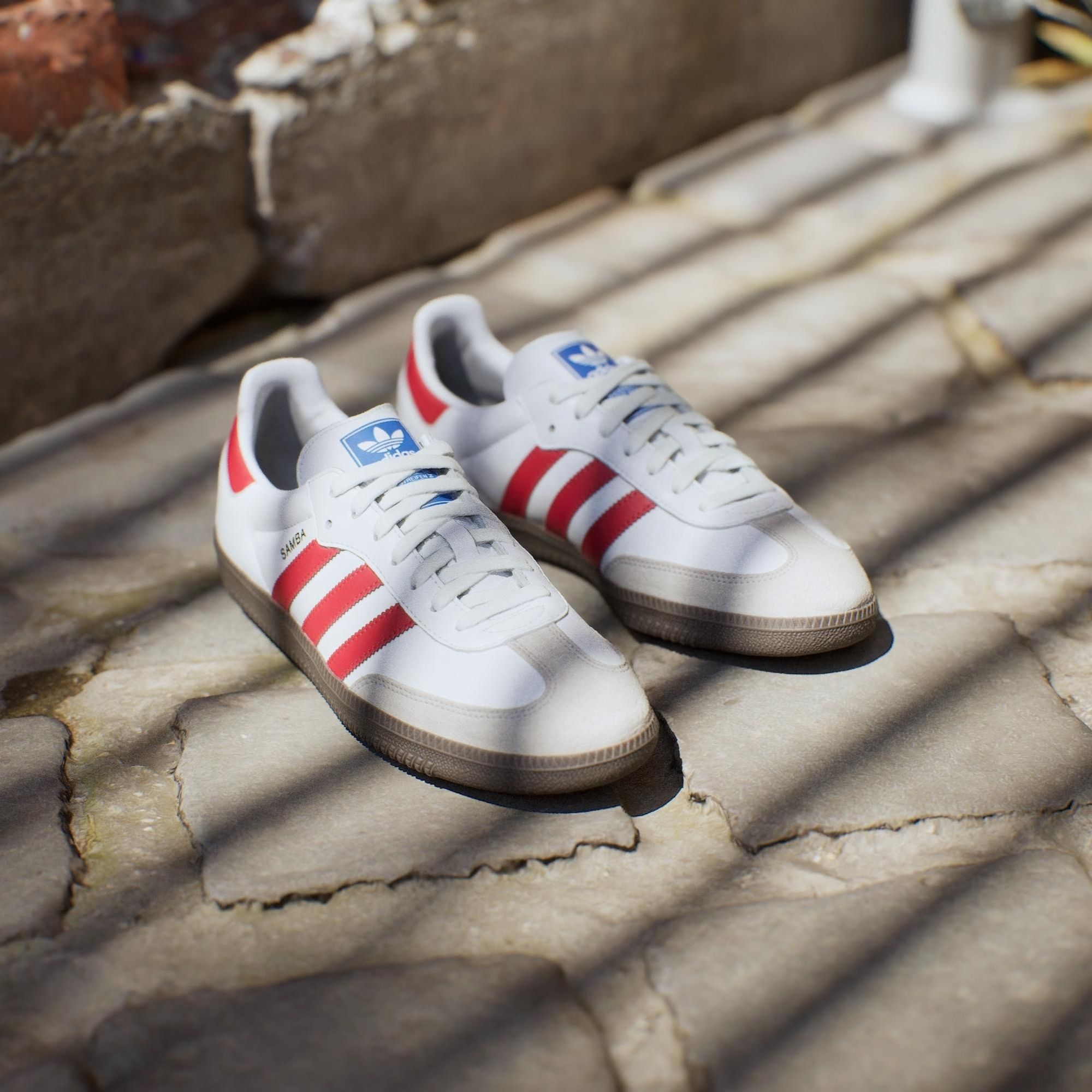 adidas gazelle silver green womens Adidas Puig Samba Shoes - FTWR White / Better Scarlet / Gum4 main image 0