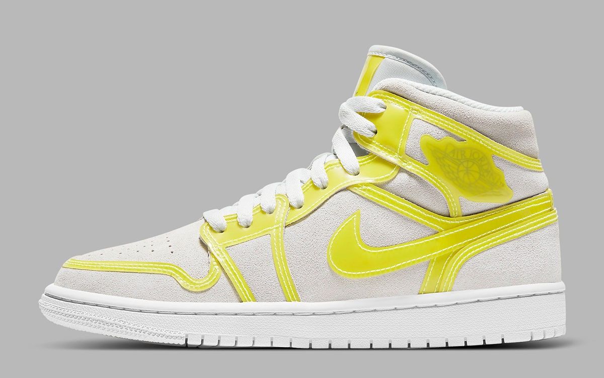 Air Jordan 1 Mid LX “Opti Yellow” Tacks On TPU Trim | House of Heat°