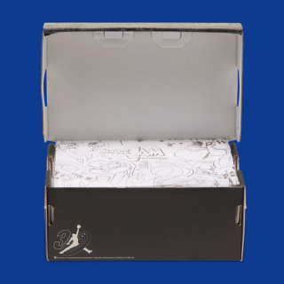 Big Kids's Space Jam x Air Jordan 1 Mid "Hare" Shoe Box (SKU: IZ4720-001). Photo via Nike.