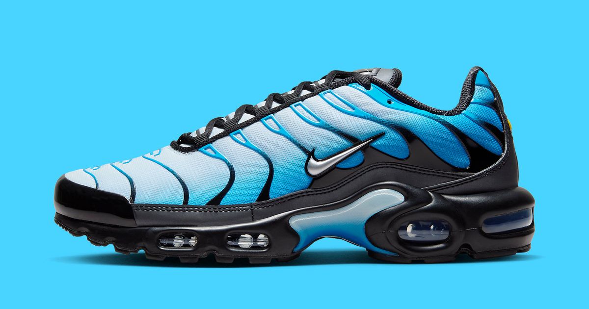 The Air Max Plus Appears in a Bright Blue and Black Arrangement | House ...