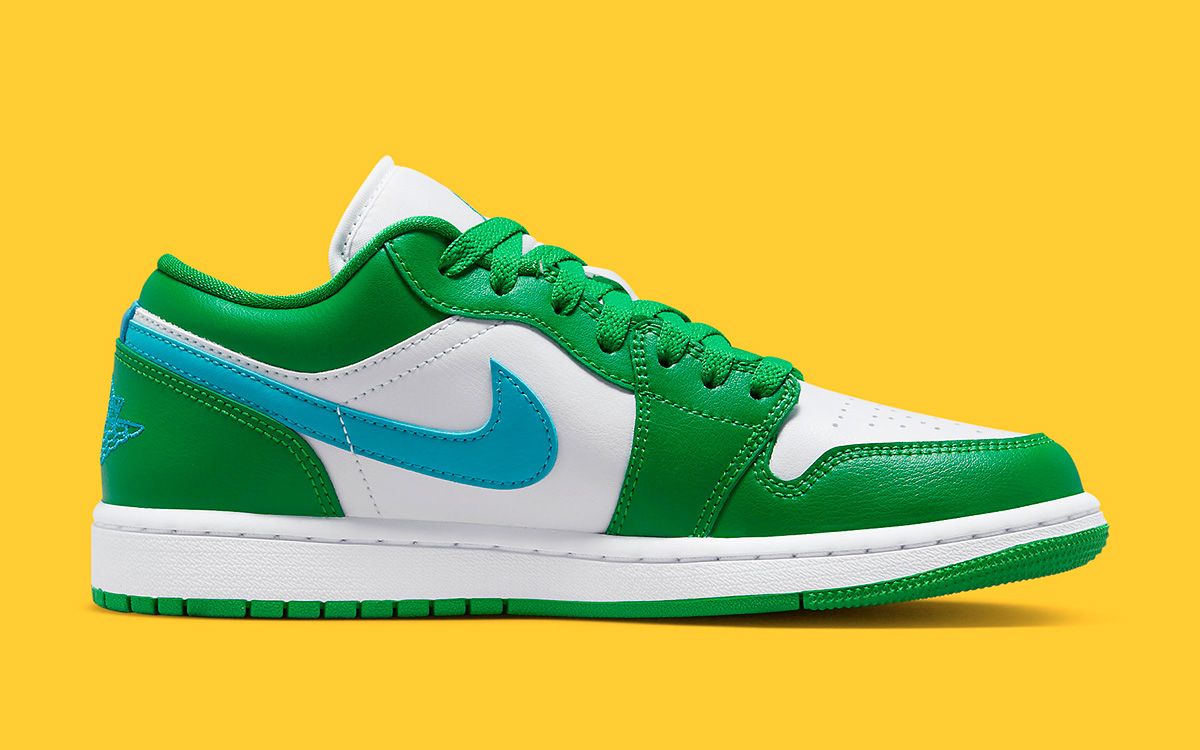 The Next Air Jordan 1 Low Leverages Green and Teal Blue Hues