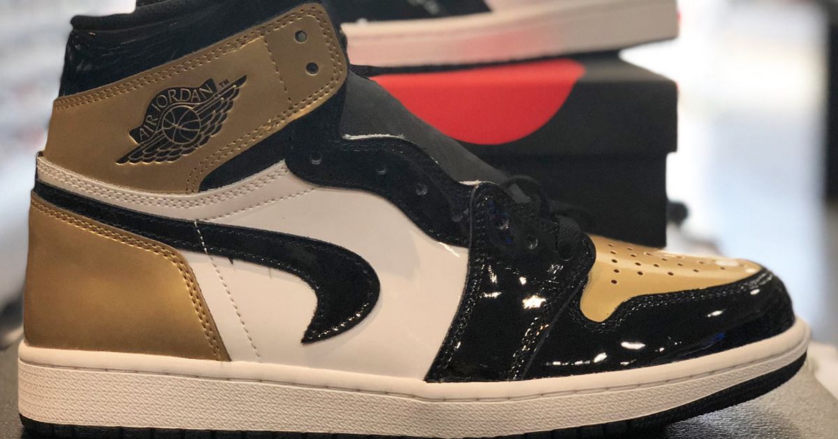 factory defect gold toe jordan 1