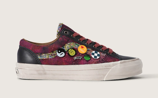 OTW by Vans Old Skool 36 "Souvenir" inspired by Chanel's 'On the Pavement' graffiti large messenger bag.