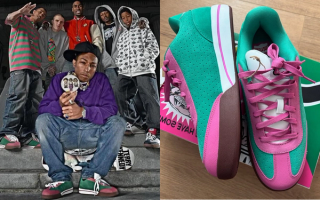 Pharrell Williams' original ICE CREAM Skate Team, a retro pair of the ICE CREAM Boardflip "Watermelon" by Reebok (RBK).