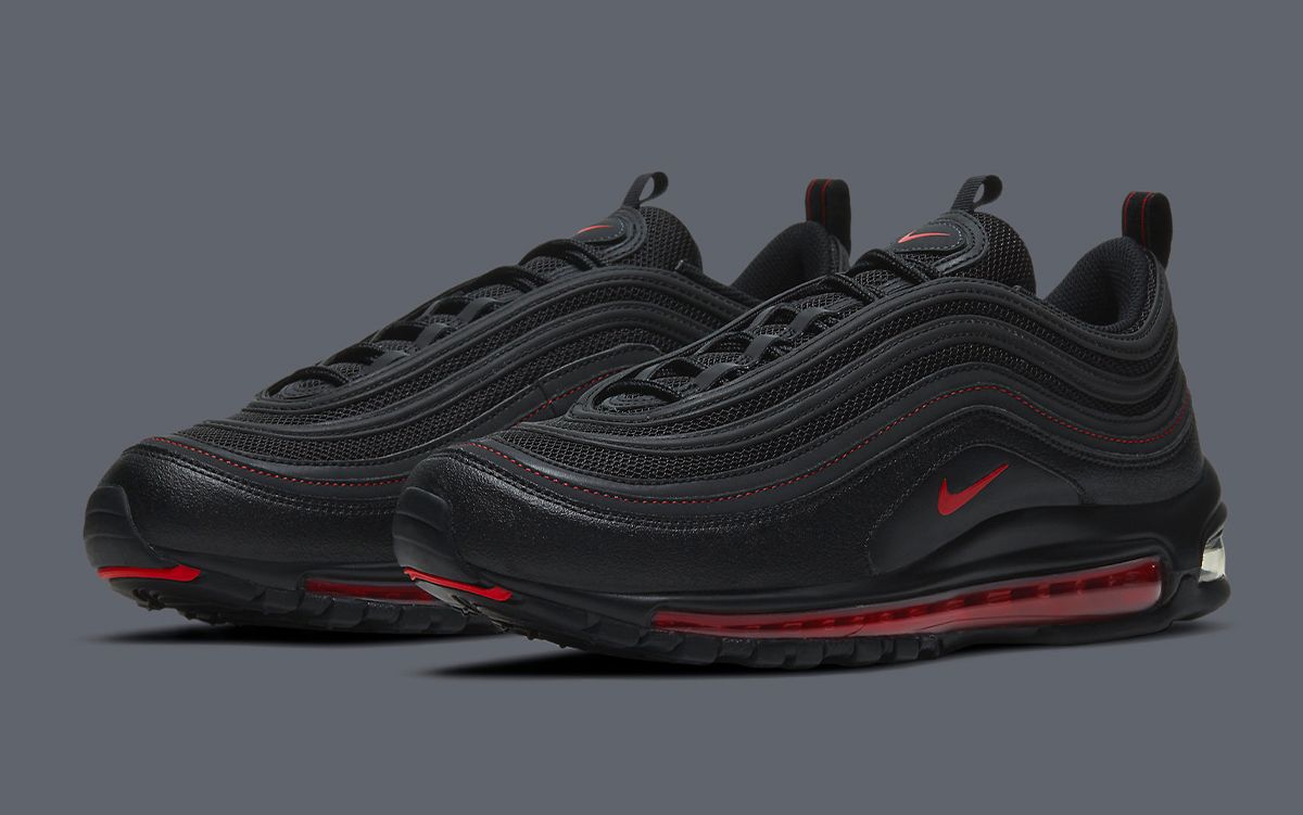 The Nike Air Max 97 Appears in Another Black and Red Arrangement House of Heat