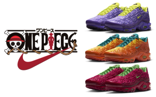 Logo lock-up for the One Piece x Nike .SWOOSH Air Max & Apparel Collection Expected Fall 2026.