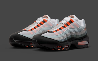 Nike Air Max 95 OG "Bright Mandarin" release from June 2025.