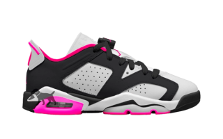 Air BQ6472-107 Jordan 6 Low “Black Fierce Pink”