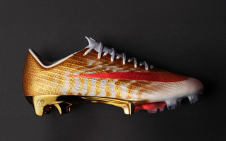Cristiano Ronaldo's limited-edition Nike Mercurial Superfly 11 Elite FG "Gold Scorpion" boots commemorating his World Cup™ scoring streak.