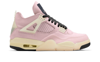 Women's Air Jordan 4 "Iced Carmine" mock-up.