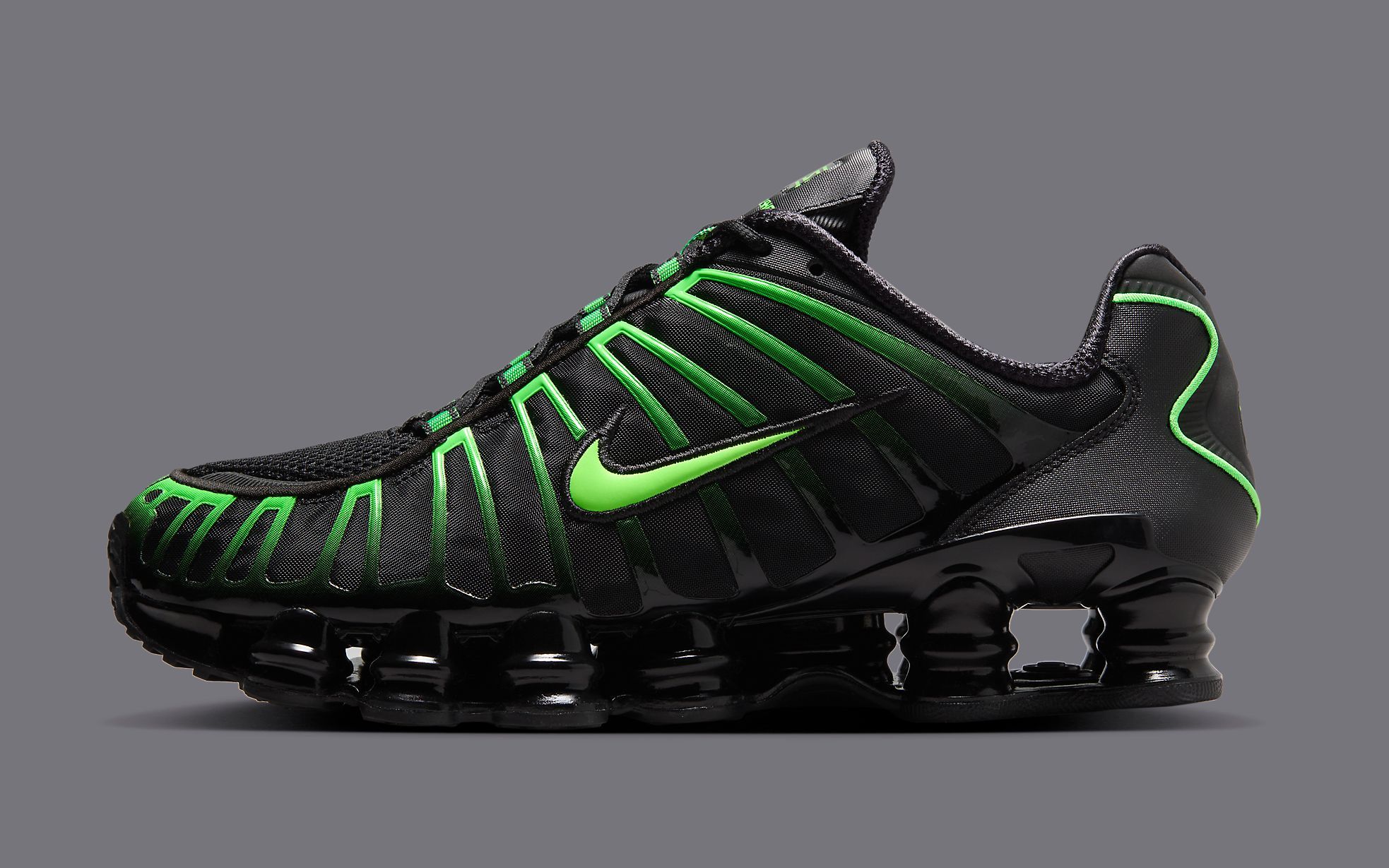 Nike Shox TL “Black Neon” Glows Up for Fall 2025