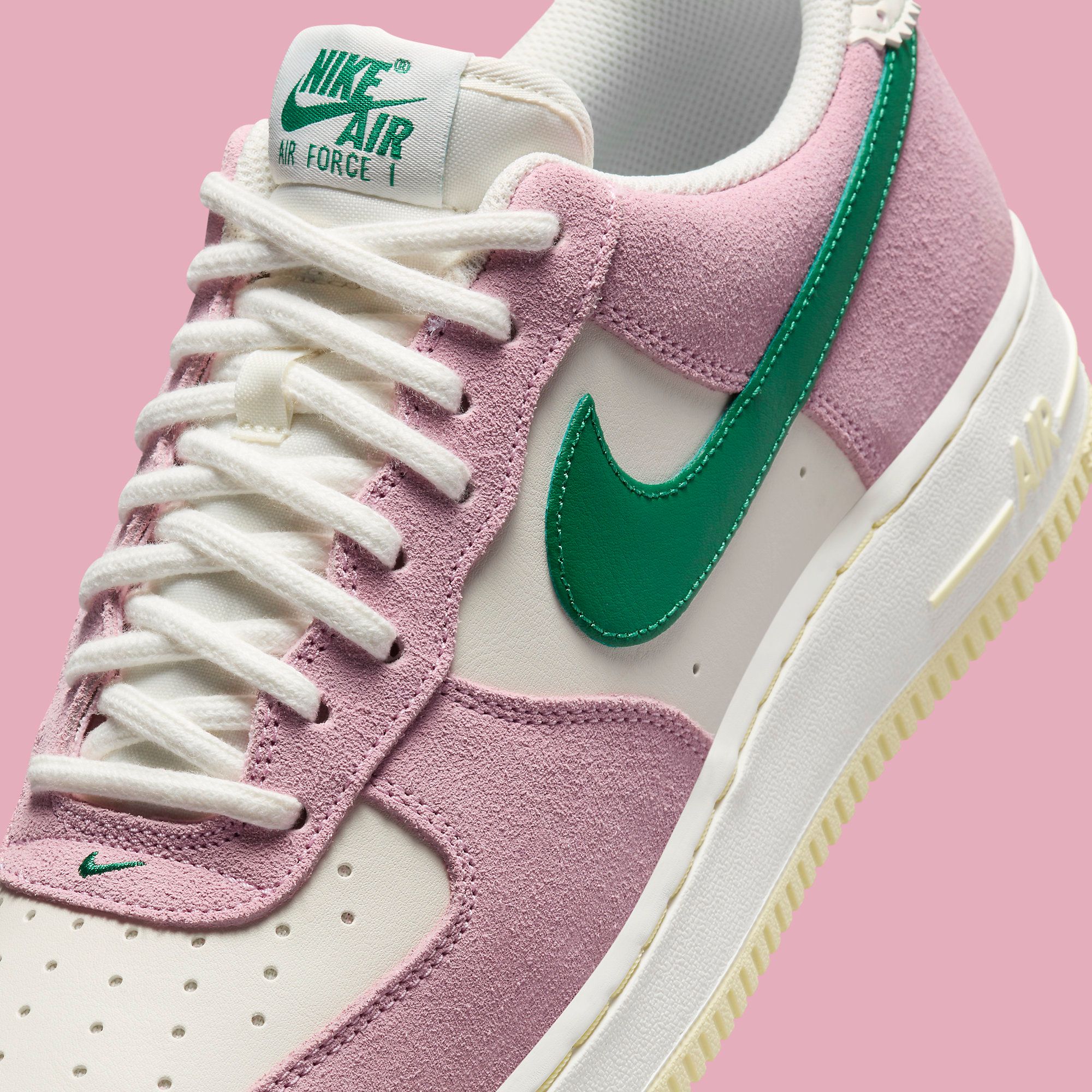 light pink suede air force 1
