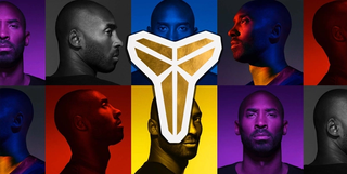 Nike Basketball campaign featuring Kobe Bryant for the original launch of the Kobe A.D., edited with a sticker of Bryant's Sword in Sheath logo. Photos via Nike.
