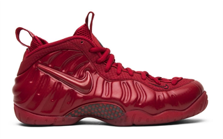 Original Nike Air Foamposite Pro "Gym Red/Black" from 2015. A retro is expected Summer 2026.