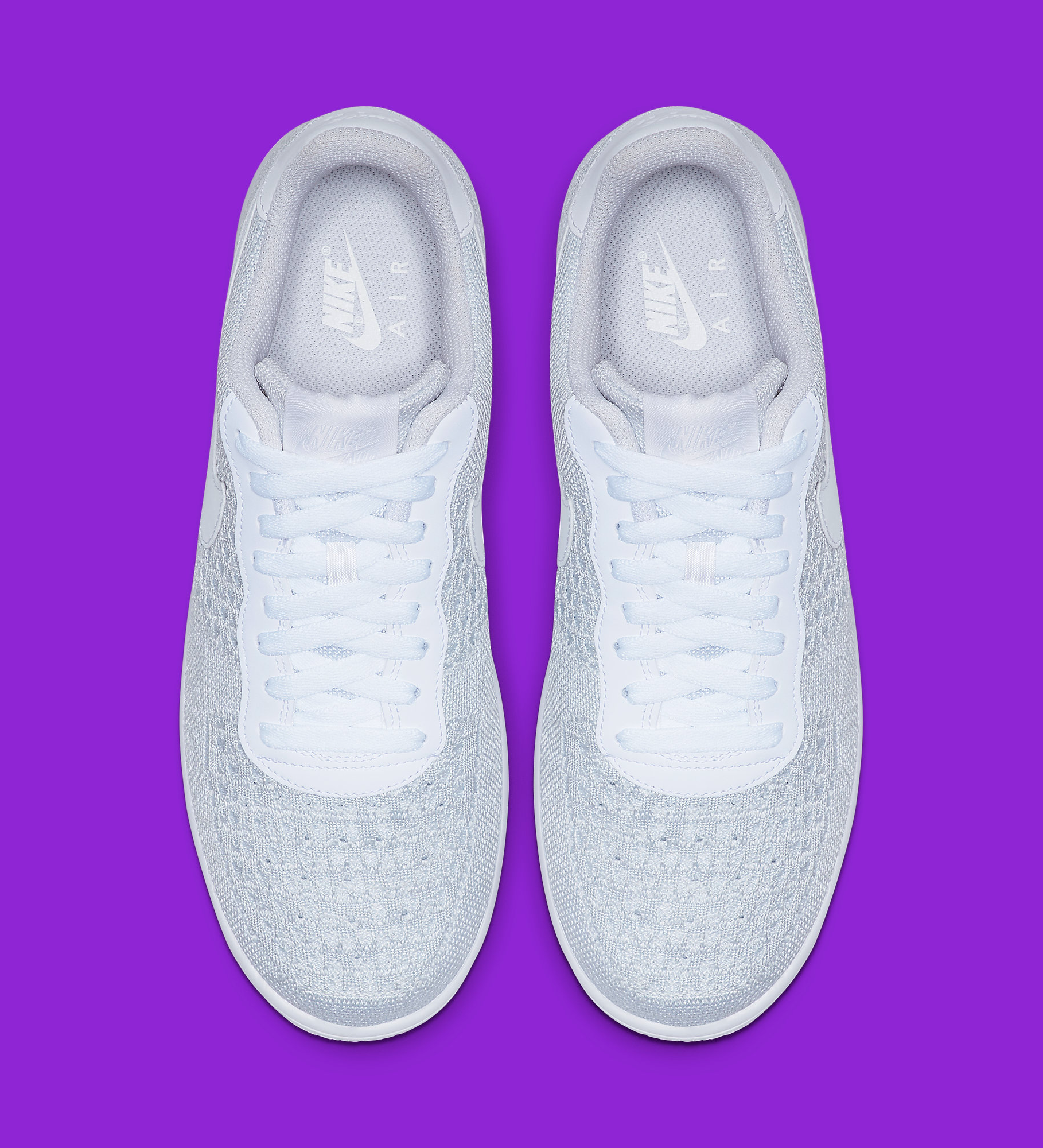 nike air force 1 flyknit 2 black pure platinum