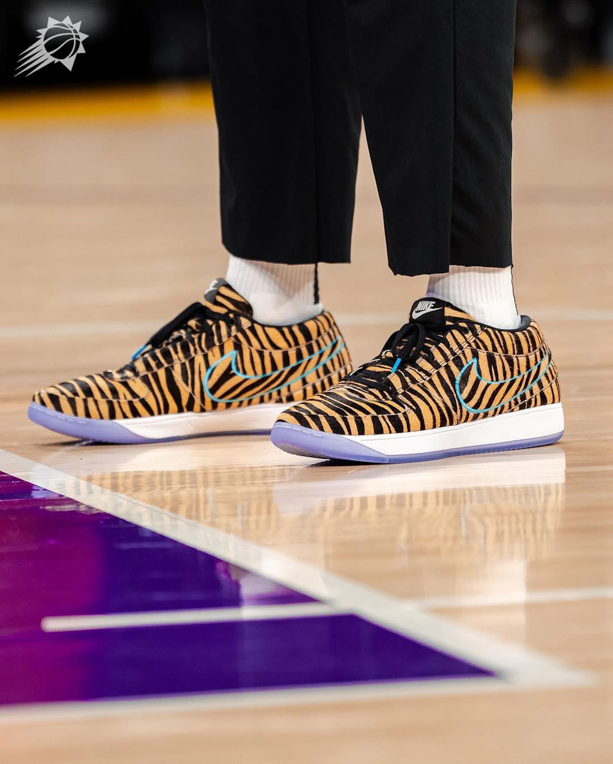Devin Booker Debuted Tiger Stripe-Covered Nike Book 1 'Son