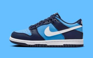 This Tar Heels Themed Nike Dunk Low is  Releasing for Little Footers
