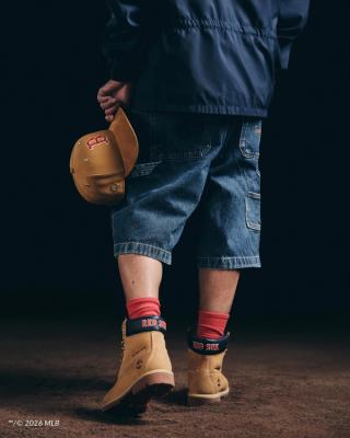 Boston Red Sox Timberland® x New Era® x MLB Boots. Photo via Timberland®.