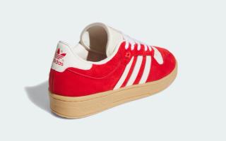 adidas rivalry low red suede gum id8410 3