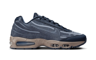 WORKSOUT's Nike Air Max 95 collaboration in a "Thunder Blue" color scheme.