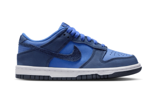 Big Kids' Nike Dunk Low "Comet Blue"