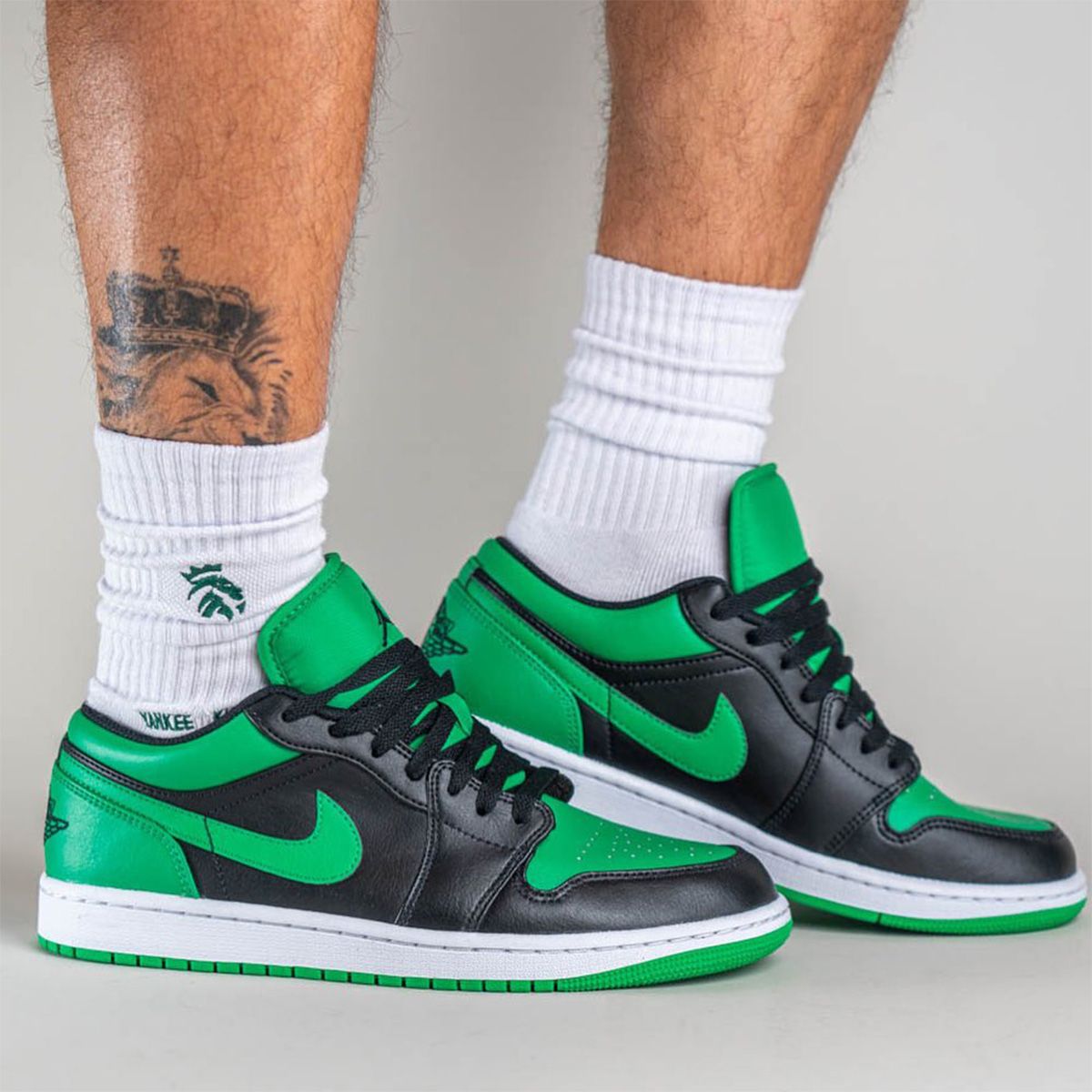 Air jordan 1 low selling lucky green size 5Y