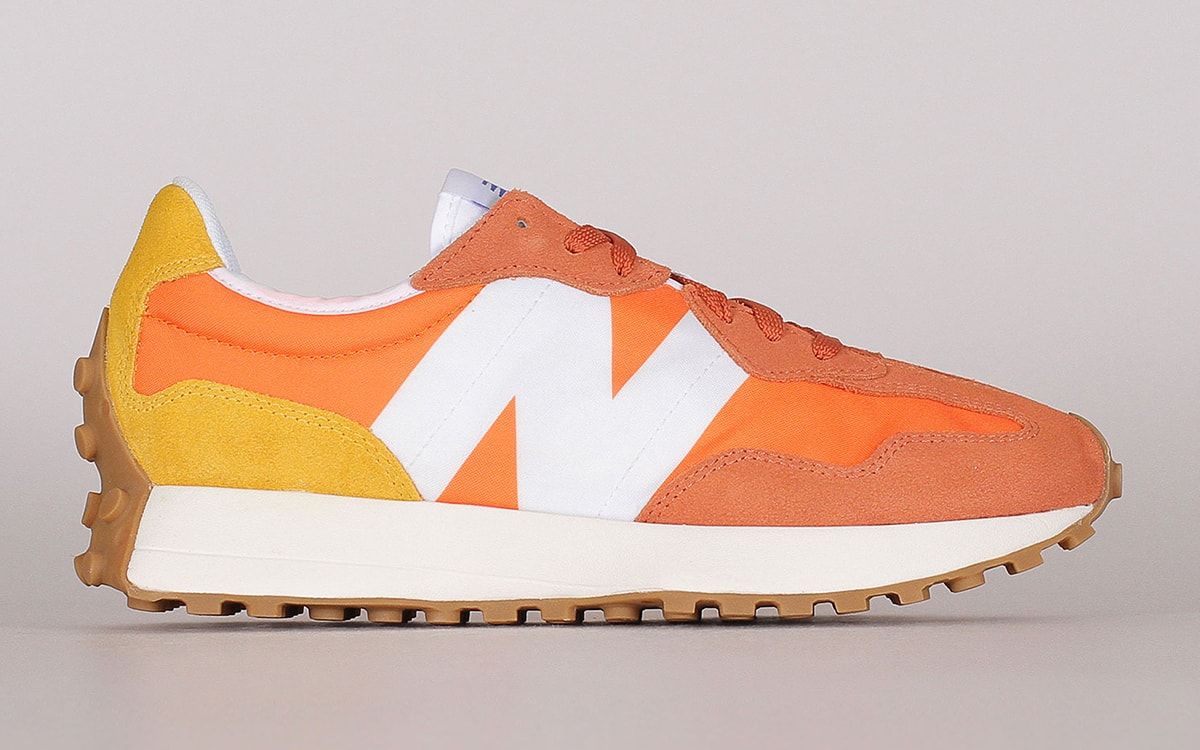 The New Balance 327 Gets Un-Split in Both Orange and Blue