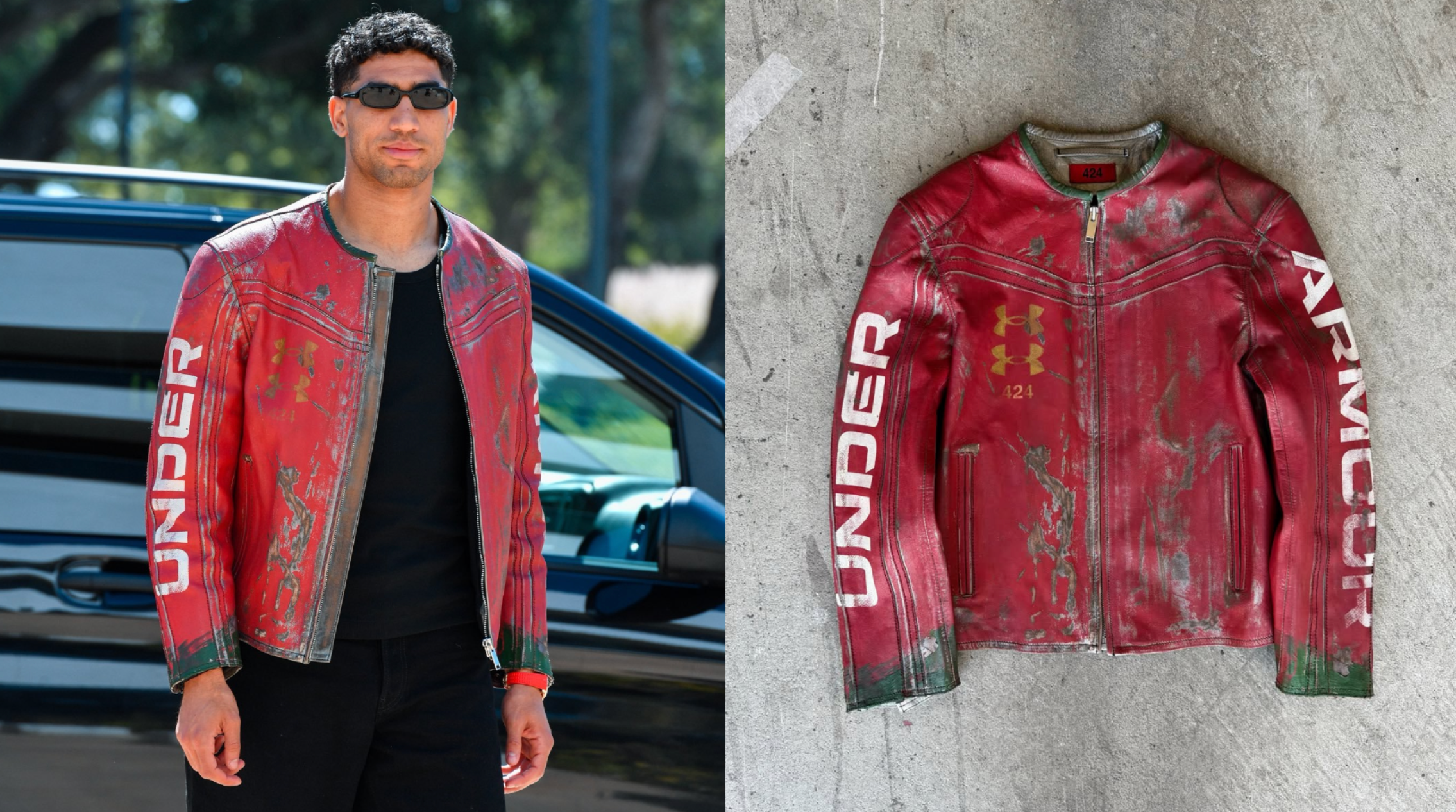 Achraf Hakimi Debuts Under Armour x 424 Jacket