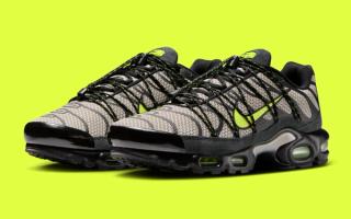 The Nike Air Max Plus Utility Pops up in Black, Tan, and Volt