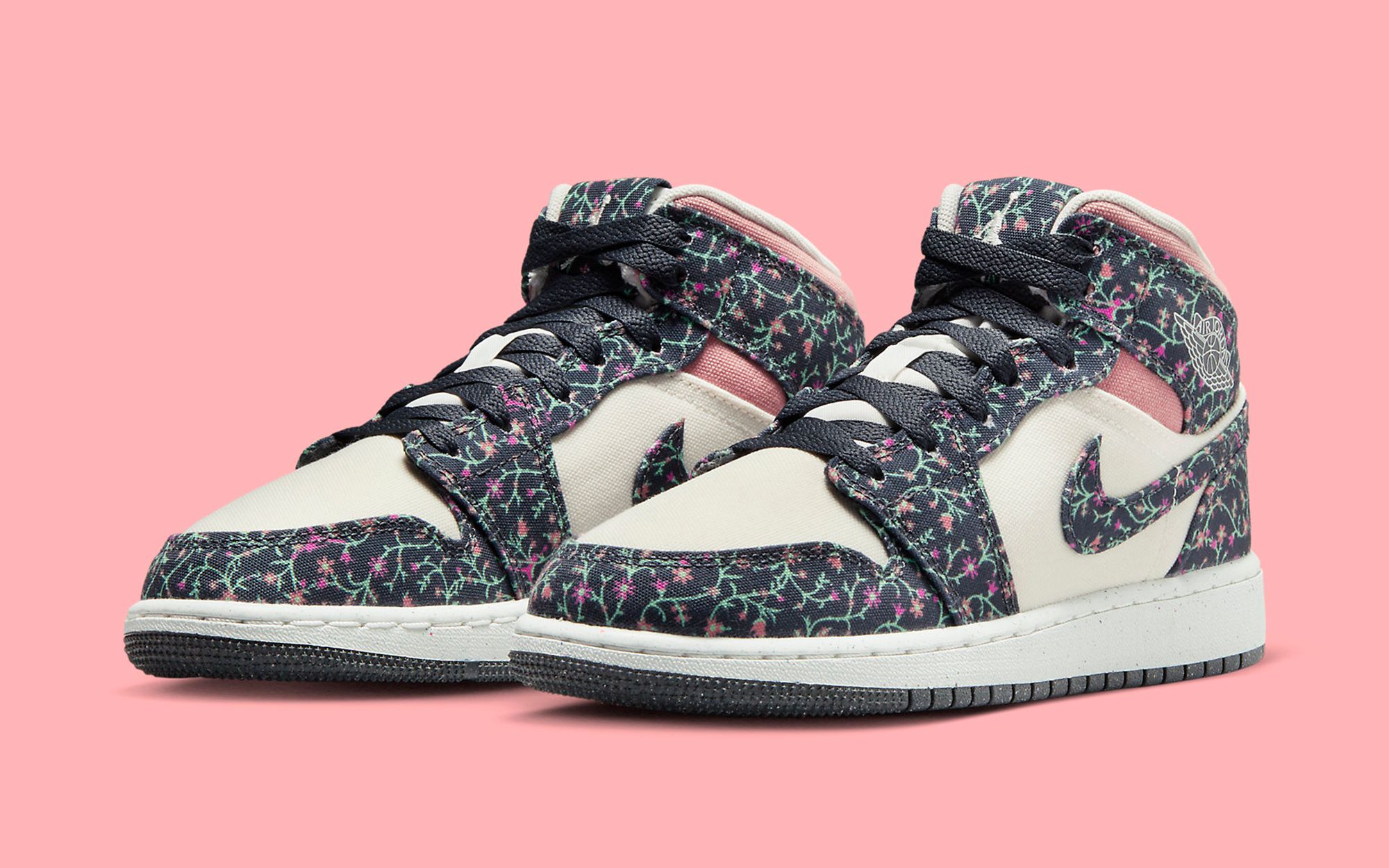 Floral deals print jordans