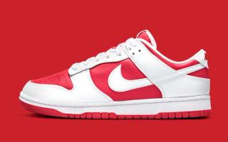 nike dunk low university red white dd1391 600 cw1590 600 release date lead