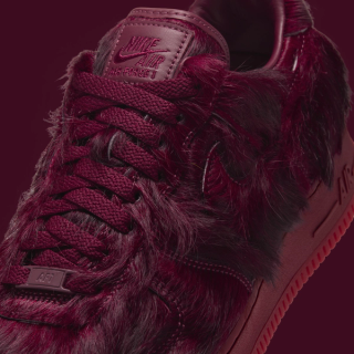 Nike Air Force 1 "Team Red" (Pony Hair; SKU: IR1940-600). Photo via Nike.