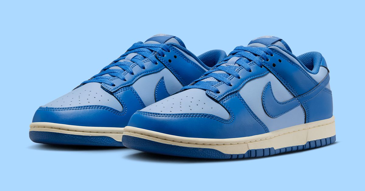 Size 13 Nike Dunk Low Psychic Blue Men\'s Sports Sneaker HF5441-400 OG ALL DS Nike Dunk Low Psychic Blue Star Blue HF5441-400 main image 2