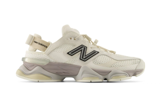 New Balance 9060 Mule "Cream" sneaker.
