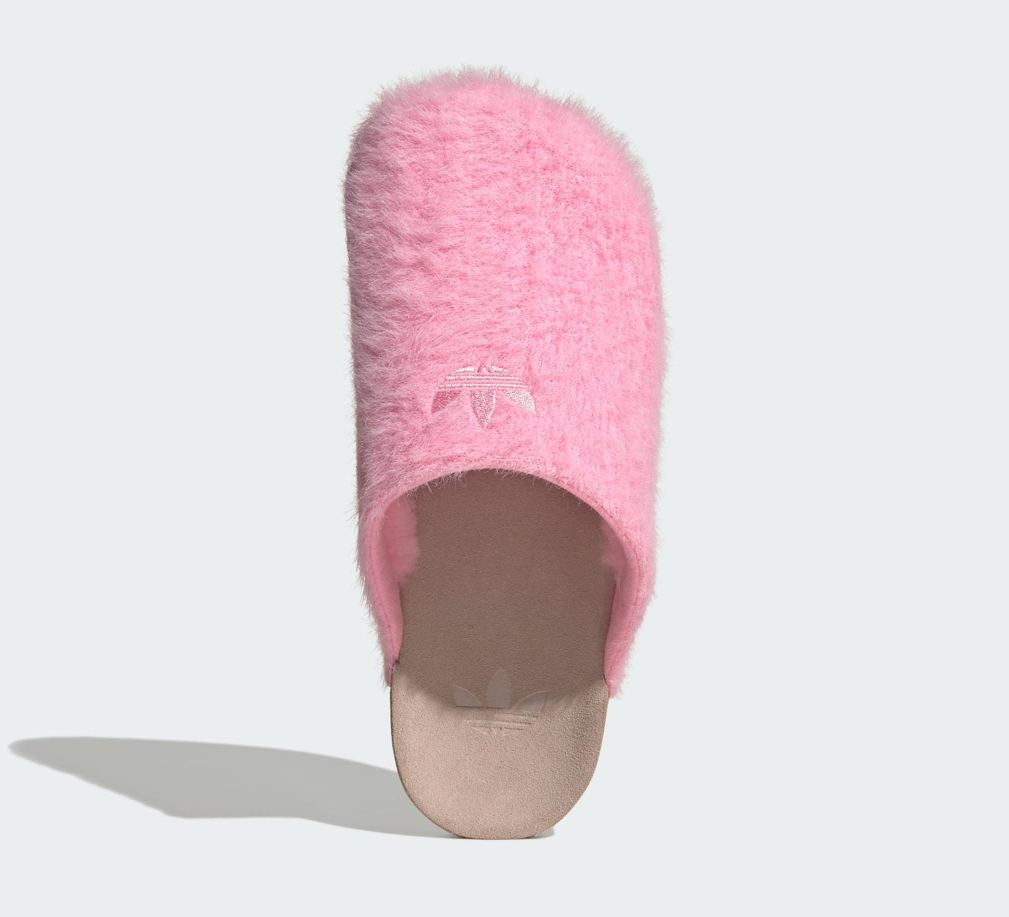 Women's adidas ADIMULE Slide "Light Pink" (SKU: HQ5453). Photo via adidas.