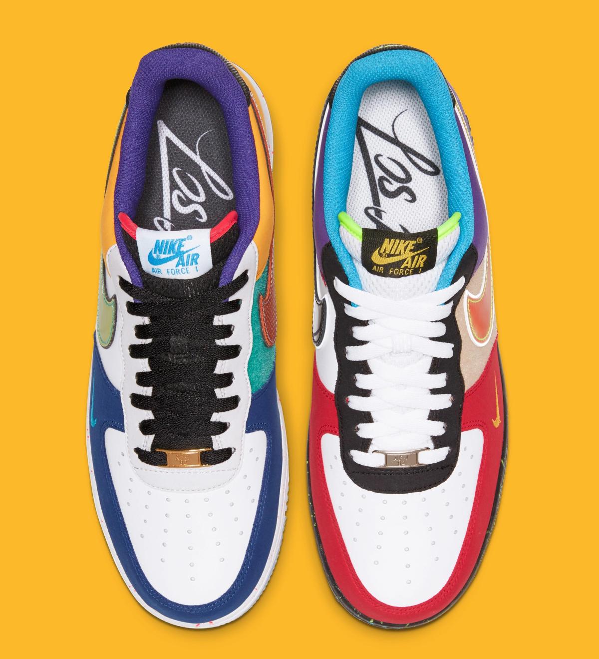 Nike Air Force 1 Low What The LA detal logo Los Angeles