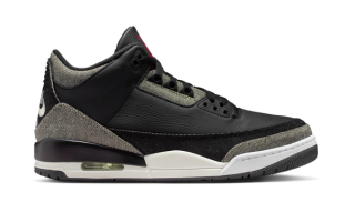 Levi's x Air Jordan 3 "Black/Gym Red"