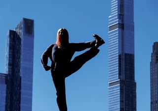 Photo from SYNC: A Study In Movement Exhibit by Sébastien Lorsbach & Julien Caldarone. Photo via Salomon.
