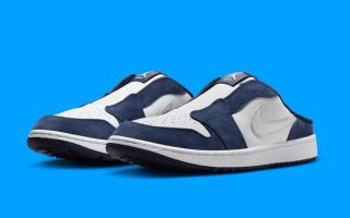 The Air Jordan 1 Low Golf Mule Reappears in 'Midnight Navy'