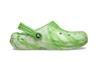 Crocs Classic Lined Clog "Green Slime"