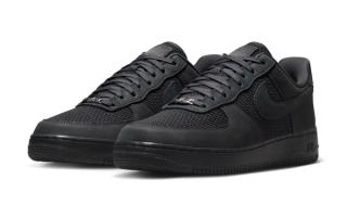 Nike Air Force 1 Low Woven "Anthracite" Delivers Quiet Style